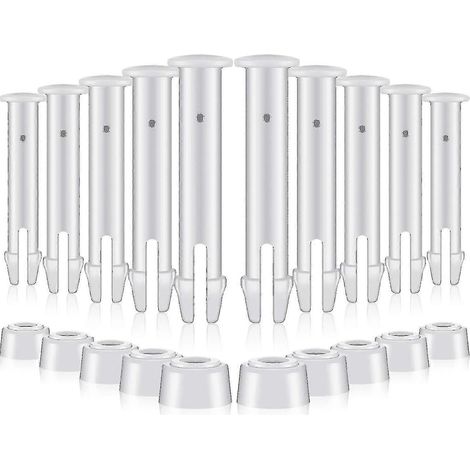 30 Pack Plastic Pool Seal Pins For Pool Seal Compatible With Intex 13-24ft Rectangular Metal Frame Pools And Round Above Ground Metal Frame Pools (1/4)