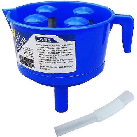 Filtre à carburant de type entonnoir avec 4 cartouches pour véhicules diesel et essence (1/5)