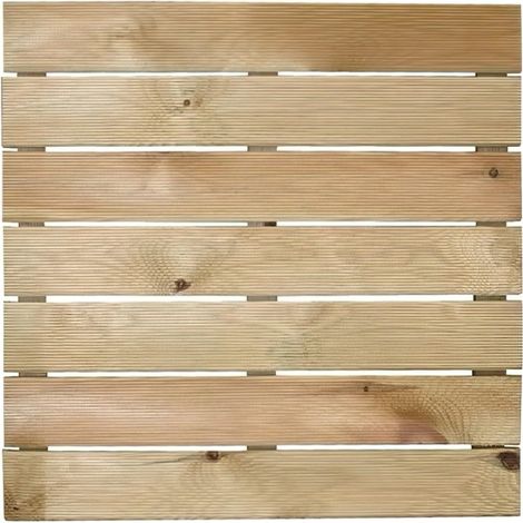 PEDANA in Legno impregnato in autoclave per DOCCIA 50X50 cm PAPILLON Antiscivolo