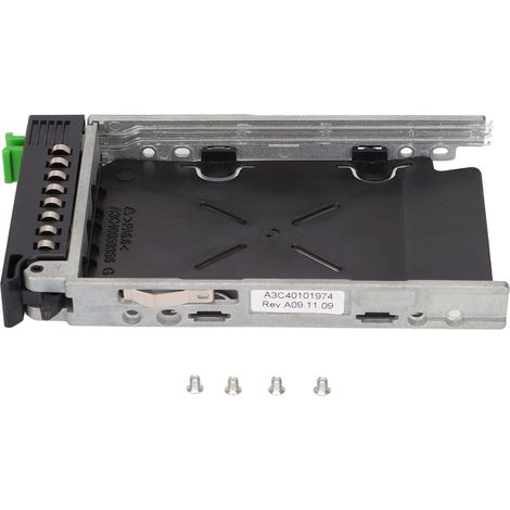 Plateau pour disque dur 2,5 pouces argent noir SAS SATA HDD caddy pour Fujitsu Primergy RX600 RX300 RX90 (1/5)
