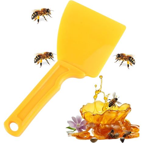 Öffnungsschaber für Bienenstockhonig Imkerei-Schaber – robuste, wiederverwendbare Schaufel für die Bienenstock-Extraktion, Honigfarm, Küche, Bäckerei (1/5)