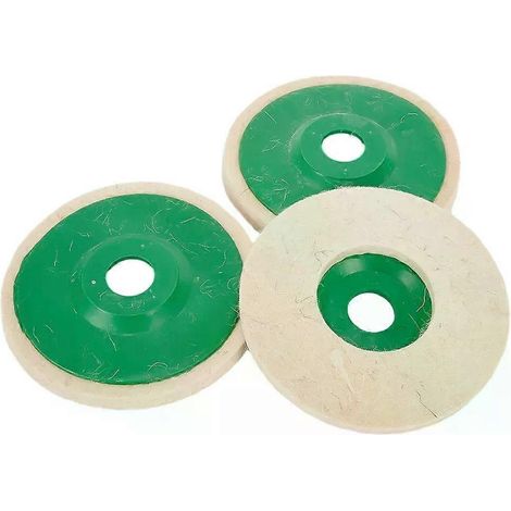 1 Stück 5 Zoll (125 mm) Wollpolierscheibe, Polierpads, Winkelschleiferscheibe, Filzpolierscheibe, Schleifwerkzeug (1/4)