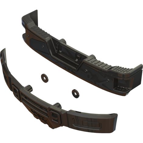 Bumper Set Black Chrome
