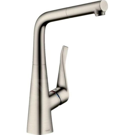 Mitigeur de cuisine à levier unique 320 METRIS DN 15 avec sortie extensible en boîte ES-Op. (1/5)