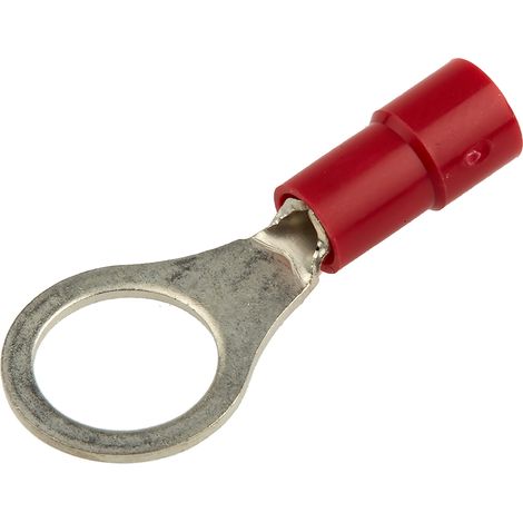 Cosses à œillet RS PRO, Isolé, Rouge, 1.5mm², M8, 11.6mm (1/3)