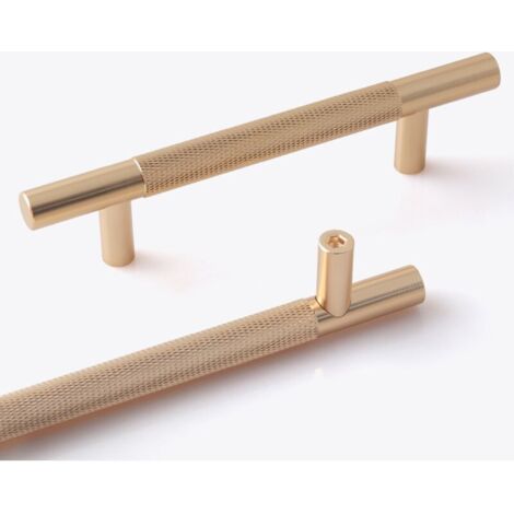 Poignées de meuble dorées, 10 pièces, 96 mm, avec vis de fixation, idéales pour tiroirs, armoires, cuisines et bureaux