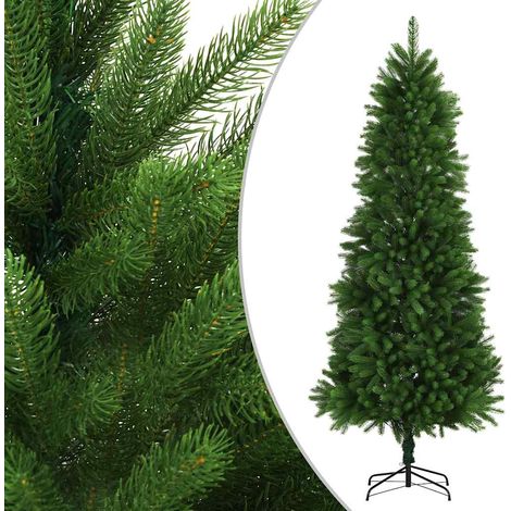 Arbre de Noël  Sapin de Noël artificiel aiguilles réalistes 240 cm vert (1/5)