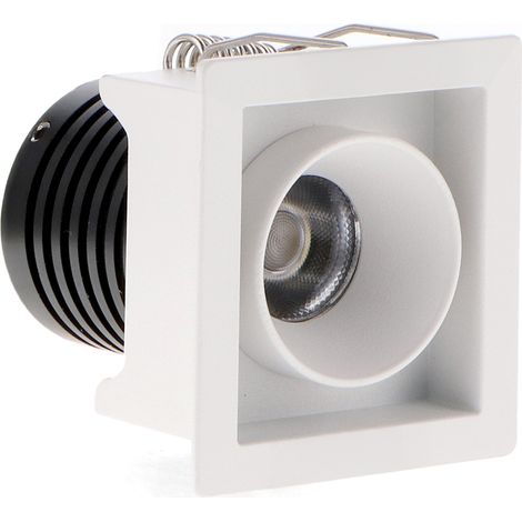 IluminaShop - Foco LED Mini White Fix Square 5W CCT IP20  3000+4000+6000 (1/2)