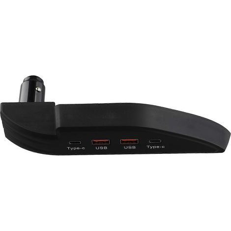 Adaptateur répartiteur USB Type-C pour voiture, chargeur rapide, station d'accueil et hub de dérivation pour Toyota Camry 18-23 (1/5)