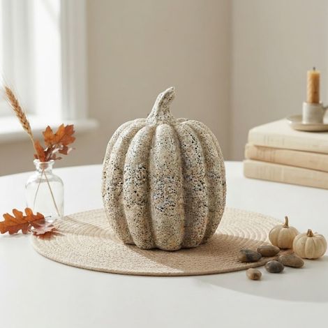 Speckled Pumpkin Table Ornament (1/2)