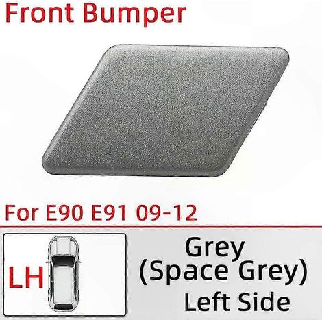 Cache-gicleur de lave-phare pour BMW E90 E91 LCI 2005-2012, accessoire de garniture peinte (09 Gris LH) (1/5)