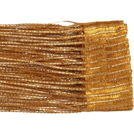 Rideau de porte à pompons, rideau de porte à fils, rideau de porte à fils brillants, cloison de fenêtre, rideau de fenêtre avec panneau décoratif de séparation à pompons, adapté à la maison, au mariag (1/5)