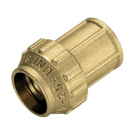 RACCORDO DIRITTO FEMMINA IN OTTONE TIEMME- 1/2 x 20- TIEMM- pezzi 1