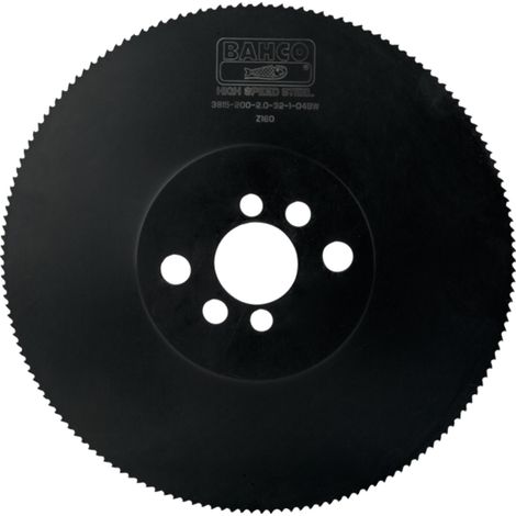 Bahco 200-mm-HSS-Kreissägeblatt mit Bohrung 32-1 und BW4-Verzahnung 2 mm