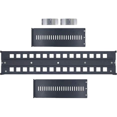 Support de Rail DIN Réglable Profondeur Ajustable en Alliage D'aluminium Capacité 8kg pour Commutateur Réseau Ethernet et Alimentation Adapté aux Centres Réseau d'entreprise (1/5)