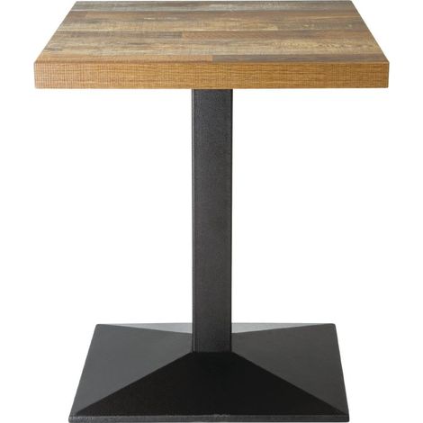 Plateau de Table Carré 600 mm - Effet Bois Vielli - Bolero (1/3)