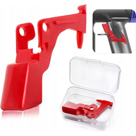 Pulsante di Ricambio per Aspirapolvere compatibile con Dyson V10 V11 SV12 SV14 – Rosso, Materiale Resistente, Montaggio Facile