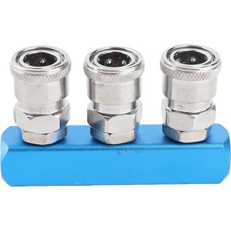 Raccord rapide compresseur à air type C coupleur rapide composants pneumatiques alliage d'aluminium (1/5)