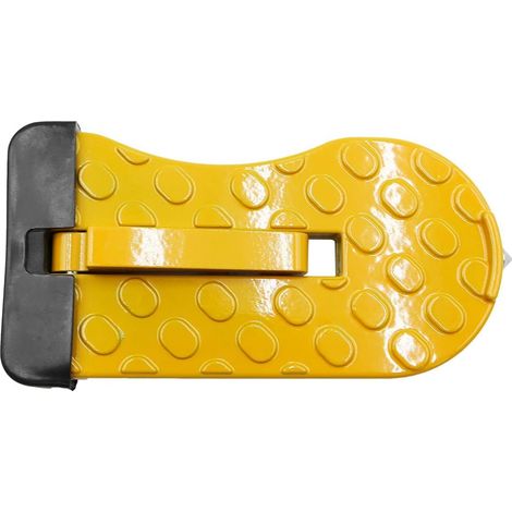 Multifunctional Car Door Step Stool Folding Car Roof Step Stool U-Shape Hook Foot Rest Safety Hammer for Glass Breaker (Orange) (1/5)