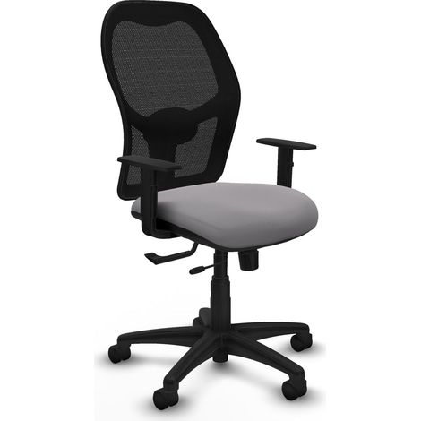 Silla de oficina piqueras y crespo Alocén negro cuero sintético (1/2)