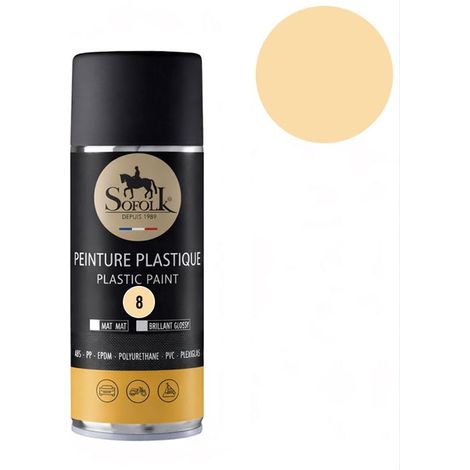 Vernice plastica ad alta resistenza: per interni ed esterni SOFOLK - 8-BEIGE OPACO - bomboletta spray da 400 ml (1/5)