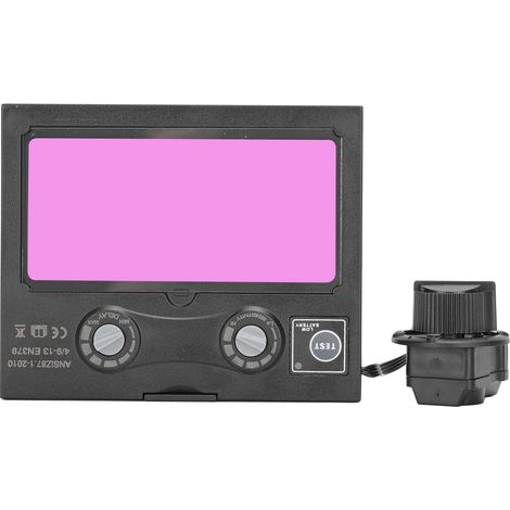 Ortviai Lentille de soudage automatique solaire 93 x 43 mm avec capteur d'arc haute sensibilité et protection UV/IR (1/4)