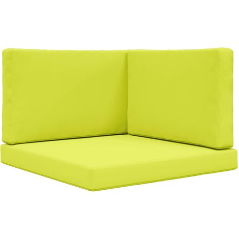 Maison Exclusive - Sofakissen für draußen 3 pcs Grün Polyester