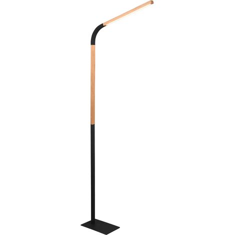 Lampadaire led 11w 1400 lm 3000k dimmable 3 niveaux - bois naturel et noir - trio - norris 81197440 81197440 81197440 81197440 81197440 81197440 81197440 81197440 (1/5)