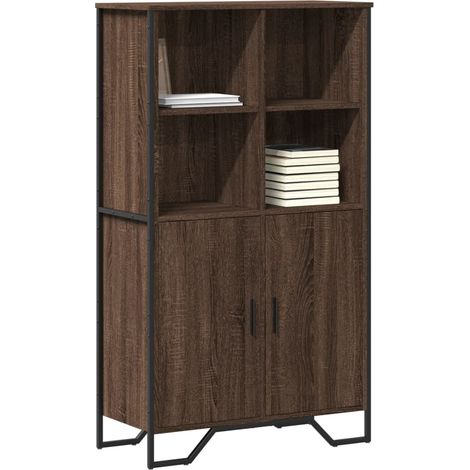 Highboard Eichen-Optik 79,5x35,5x137,5 cm Holzwerkstoff
