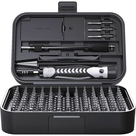 Kit de tournevis de précision 130 en 1 pour mécanicien de précision - Pour iPhone, ordinateur portable, jouets, montres