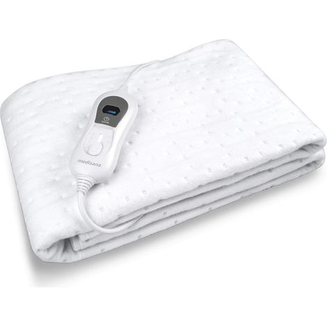Sous-couverture électrique, 150 x 80 cm, arrêt automatique, protection contre la surchauffe, 3 réglages de température, lavable, chauffe-matelas adapté à tous les matelas standard