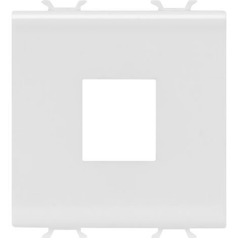 SUPPORT CONNECTEUR RJ45 2M BLANC SAT. GEWISS GW15433