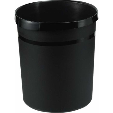 Papierkorb GRIP KARMA 31,2 x 35 cm (D. x H) 18l Kunststoff 80-100 % Rezyklat Farbe: öko-schwarz 1 Sortierfach (1/5)
