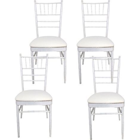 Lot de 4 housses de chaise extensibles en spandex pour chaises rondes et carrées (1/5)