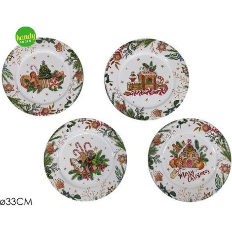 Sottopiatto natalizio general trade Ø33 cm (1pz)