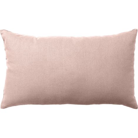 Homemaison – Coussin de sol non déhoussable 100% coton vieux rose 30x50 cm – Rembourrage fibres polyester pour confort – Élégance moderne et classique