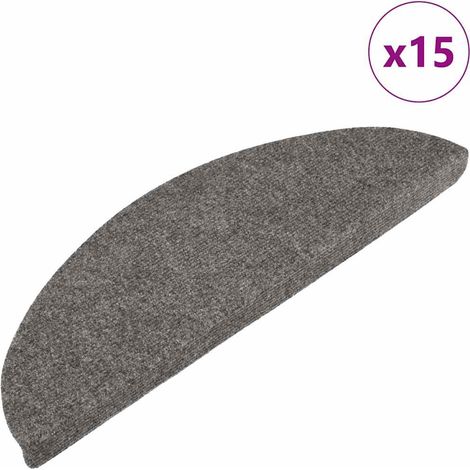 Maison Exclusive - Alfombrilla autoadhesiva escalera 15 uds 56x17 (1/5)