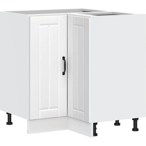 Maison Exclusive - Mobile Base ad Angolo Cucina Lucca Bianco in Legno Multistrato
