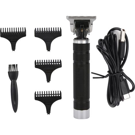 Tondeuse à Cheveux Professionnelle Anti-Rouille Charge Rapide pour Salon de Coiffure (Noir) (1/5)