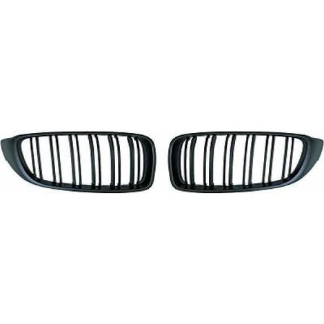 Grilles de Calandre BMW Serie 4 F32/F33/F36 2013 a 2020 Noir Mat-38706881 (1/2)