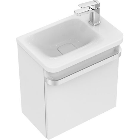 Lavabo TONIC II 460 x 310 mm, balda a la derecha, blanco IDEAL STANDARD