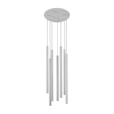 Lampadario sospeso Nowodvorski Laser bianco metallo Ø30cm