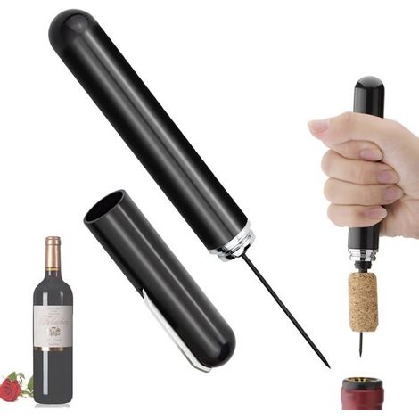 (Noir)Tire-Bouchon - Non spécifié - Portable - Noir - Design Contemporain - 45 Grammes (1/5)