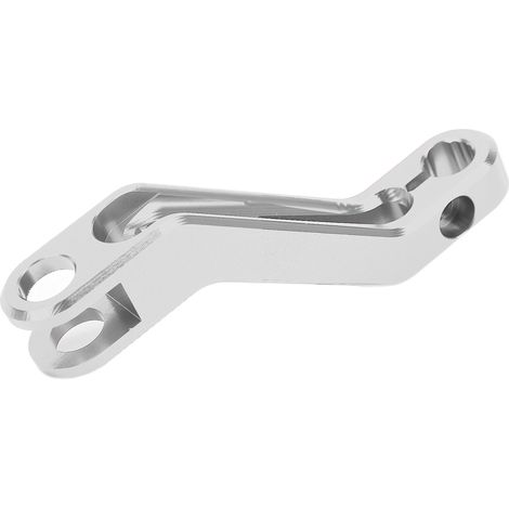 Levier de frein arrière allongé pour Vespa 150 Primavera 2019-2020, argent, pièce de remplacement en métal, bras de pédale robuste, accessoire moto, compatible origine. (1/5)
