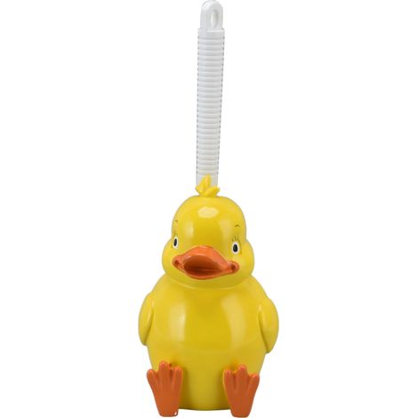 Brosse de Toilette Canard Jaune - Nettoyage Profond WC avec Support - Brosse Salle de Bain sans Joint (1/5)