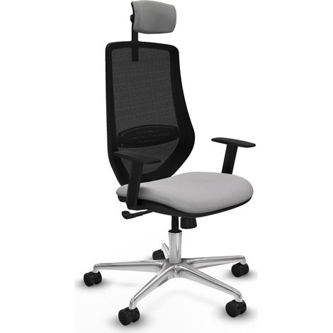 Piqueras y Crespo Mardos Bürostuhl in Hellgrau Ergonomisch