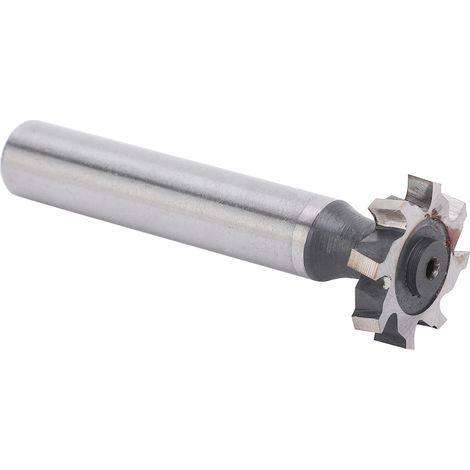 Fraise à rainurer Woodruff à queue droite en acier rapide (HSS) pour rainures en T, 4 x 19 x 10 mm (1/5)