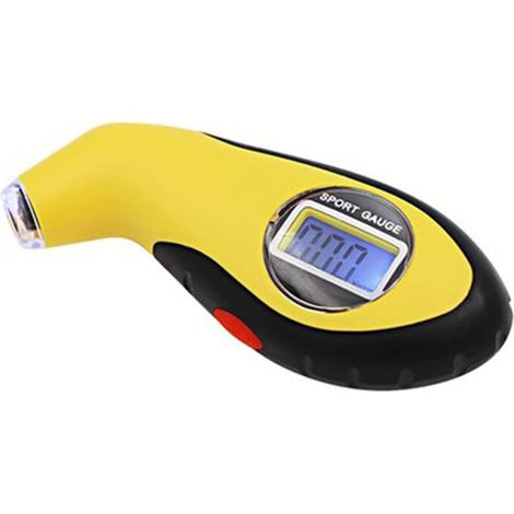 Medidor de presión de neumáticos digital para coche y motocicleta, miniherramienta de diagnóstico, detector de modelado de automóviles, medidor de presión de neumáticos portátil con pantalla LCD, 1 un