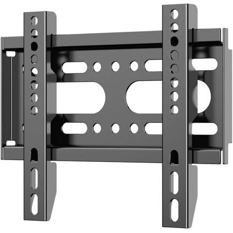 Support mural fixe pour téléviseurs à écran plat de 14 à 42 pouces, VESA jusqu'à 200 x 200 mm, charge maximale 55 lb, installation facile (1/4)