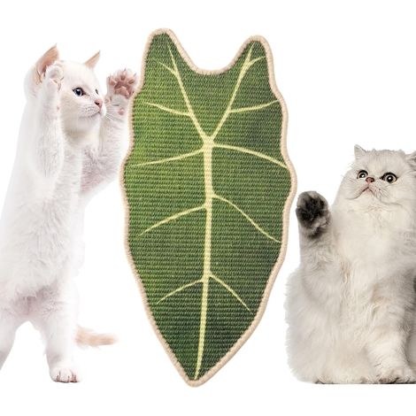 Griffoir pour Chat – Tapis adhésif esthétique pour Tropicales Décoration Murale en sisal pour Maison, Porte d'angle, Sol, canapé, Tapis de Protection de lit (1/5)
